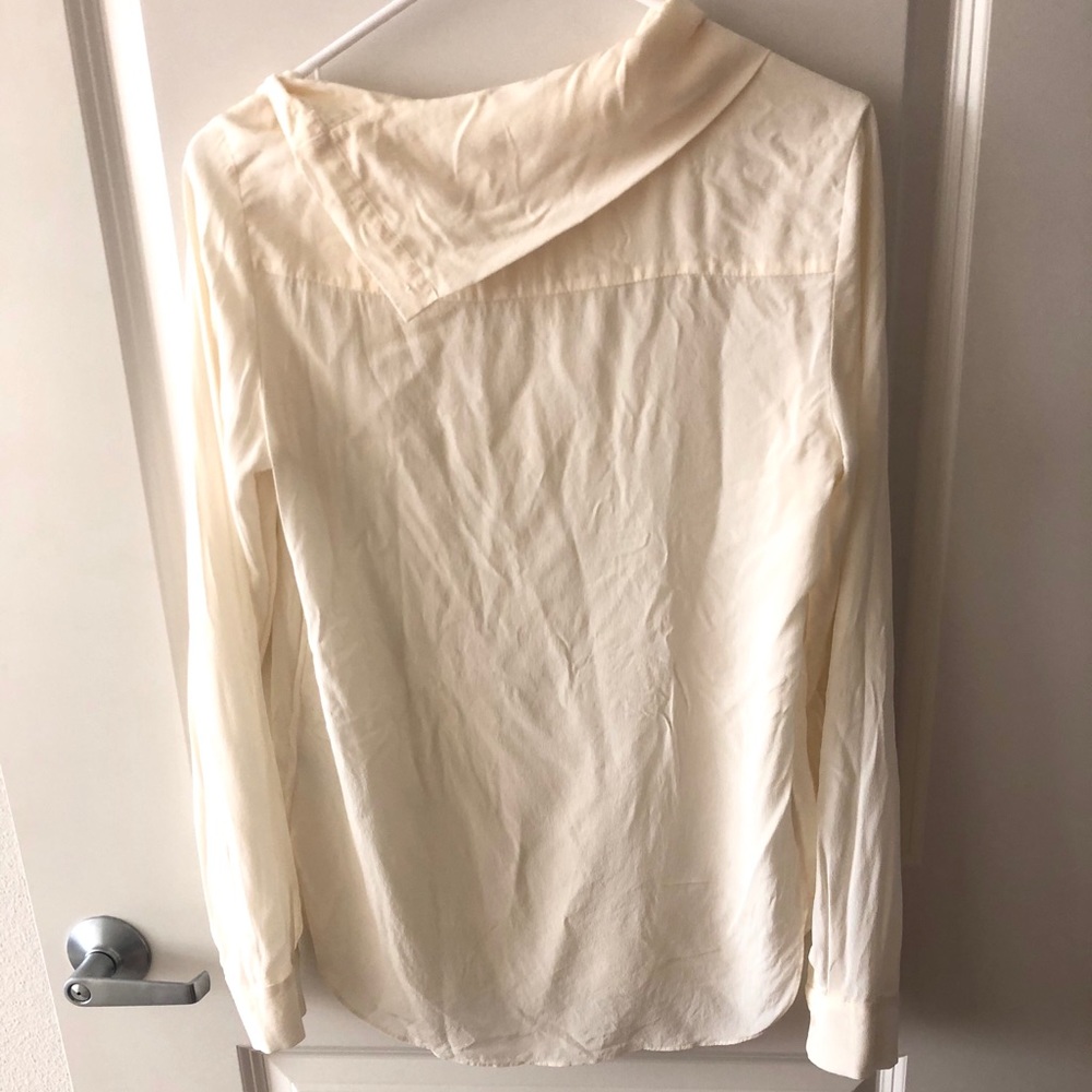 Cos Stores Light Yellow Silk Blouse View 2